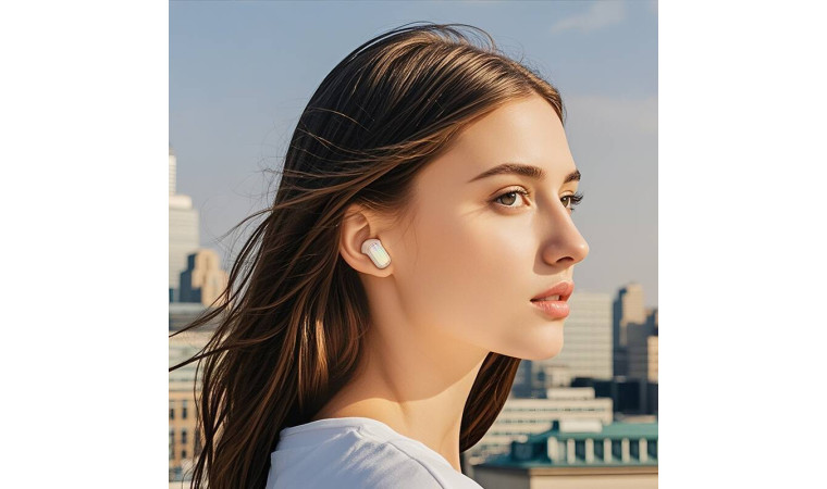 Наушники вакуумные беспроводные HOCO EQ20 Rhyme true wireless ANC+ENC noise reduction BT headset Black