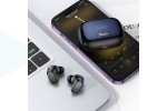 Наушники вакуумные беспроводные HOCO EQ20 Rhyme true wireless ANC+ENC noise reduction BT headset Black