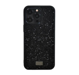 Чехол для телефона SWAROVSKI Phone 16 Pro (Черный)