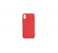 Чехол для iPhone X тонкий (красный)