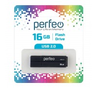 Флешка USB 2.0 Perfeo USB 16GB C01G2 Black