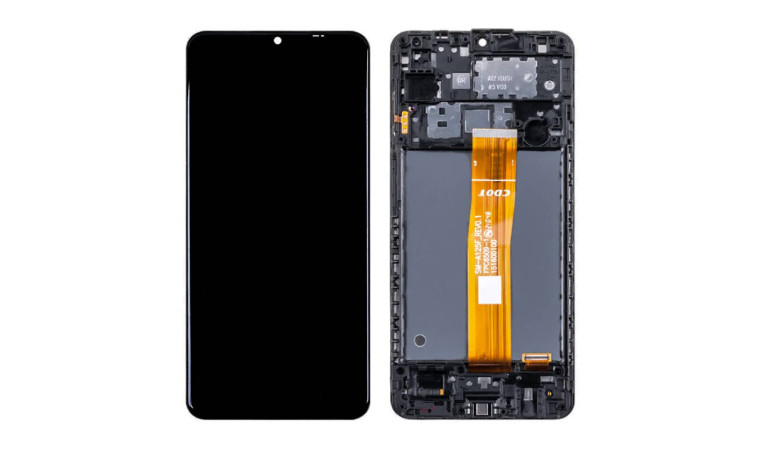 Дисплей для Samsung A125F Galaxy A12 Black в сборе с тачскрином (ревизия SM-A125F_REV0.1) + рамка, org Дисплей для Samsung A125F Galaxy A12 Black в сборе с тачскрином (ревизия SM-A125F_REV0.1) + рамка, org