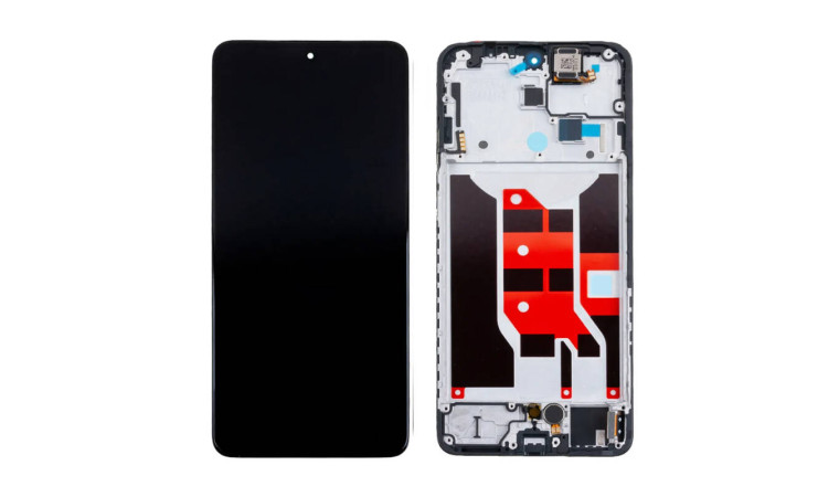 Дисплей для OPPO Reno 12 F 4G (CPH2687) в сборе с тачскрином + рамка (черный) OLED Дисплей для OPPO Reno 12 F 4G (CPH2687) в сборе с тачскрином + рамка (черный) OLED