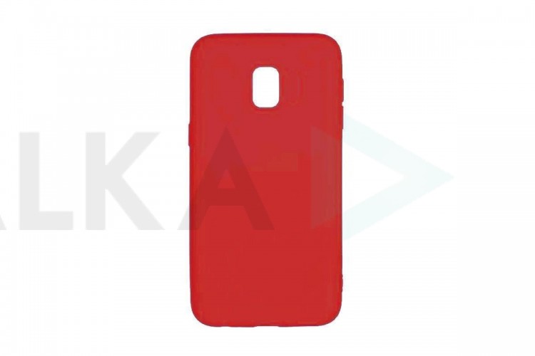 Чехол для Samsung J4 (2018) тонкий (красный)