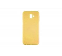 Чехол для Samsung J6 (2018)/J8/A6 plus тонкий (желтый)