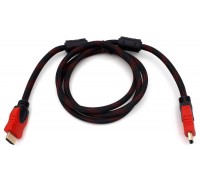 Кабель HDMI (папа - папа) 1,5 м (V1.4) красный