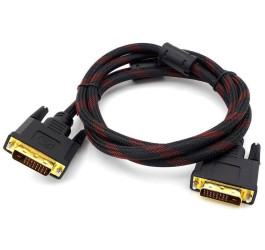 Кабель DVI-D (папа - папа) 1,5 м (цифра)