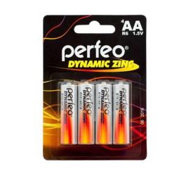 Батарейка солевая Perfeo R6 AA/4BL Dynamic Zinc блистер цена за 4 шт