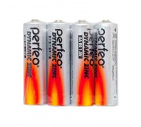 Батарейка солевая Perfeo R6 AA/4SH Dynamic Zinc спайка цена за 4 шт