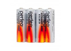 Батарейка солевая Perfeo R6 AA/4SH Dynamic Zinc спайка цена за 4 шт