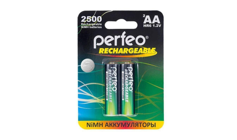 Аккумулятор Ni-MH Perfeo AA 2500mAh/2BL (Картонный блистер, цена за 2 штуки) Аккумулятор Ni-MH Perfeo AA 2500mAh/2BL (Картонный блистер, цена за 2 штуки)