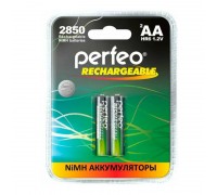 Аккумулятор Ni-MH Perfeo AA 2850mAh/2BL (Пластиковый блистер, цена за 2 штуки)