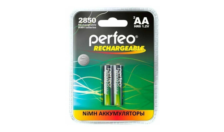 Аккумулятор Ni-MH Perfeo AA 2850mAh/2BL (Пластиковый блистер, цена за 2 штуки) Аккумулятор Ni-MH Perfeo AA 2850mAh/2BL (Пластиковый блистер, цена за 2 штуки)