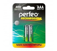 Аккумулятор Ni-MH Perfeo AAA 400mAh/2BL (Картонный блистер, цена за 2 штуки)