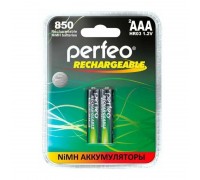 Аккумулятор Ni-MH Perfeo AAA 850mAh/2BL (Пластиковый блистер, цена за 2 штуки)