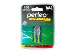 Аккумулятор Ni-MH Perfeo AAA 850mAh/2BL (Пластиковый блистер, цена за 2 штуки)