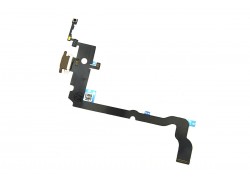 Шлейф для iPhone XS Max с разъемом зарядки (золото)