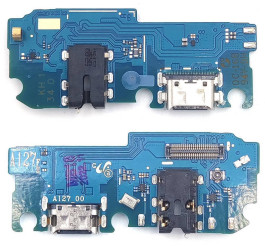 Шлейф для Samsung A127F Galaxy A12 Nacho с разъемом зарядки (плата) HQ