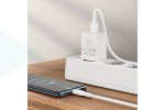 Сетевое зарядное устройство USB + кабель Type-C BOROFONE BA74A Aspirer 2100 mAh (белый)