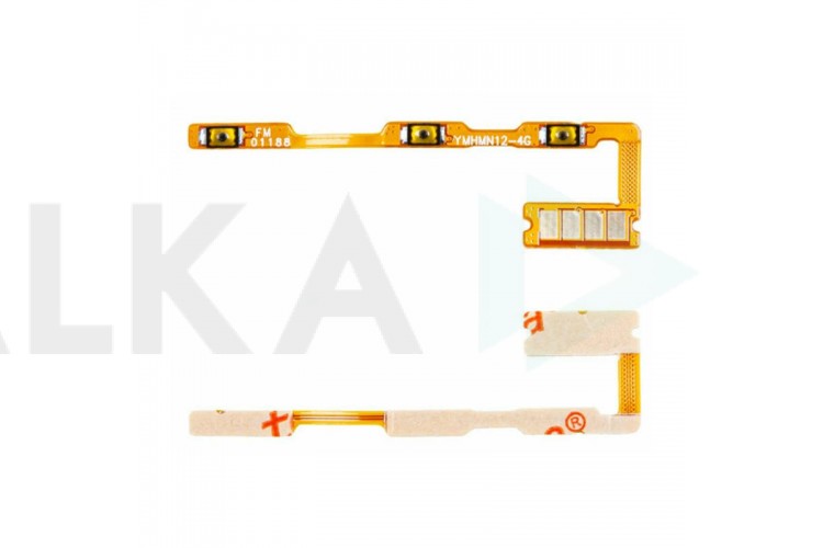 Шлейф для Xiaomi Redmi Note 12 4G (23021RAA2Y) на кнопки громкости + включения org