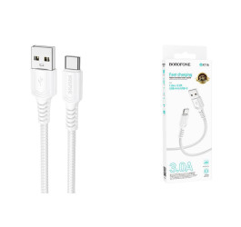 Кабель USB - USB Type-C BOROFONE BX116, (белый) 1м