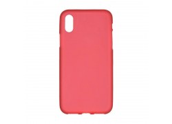Чехол для iPhone X ультратонкий (красный)