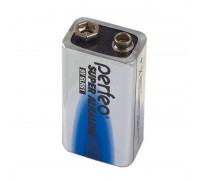 Батарейка алкалиновая Perfeo 6LR61 крона/1SH Super Alkaline (спайка)
