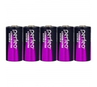 Батарейка алкалиновая литиевая Perfeo CR123/5SH Lithium (цена за спайку 5 шт)