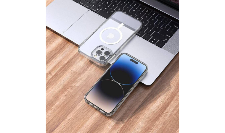 Чехол для iPhone 14 Pro Max (6.7) HOCO Magnetic series тонкий (прозрачный) Чехол для iPhone 14 Pro Max (6.7) HOCO Magnetic series тонкий (прозрачный)