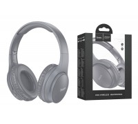 Наушники мониторные беспроводные HOCO W40 wireless headphones Bluetooth (серый)