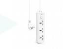 Сетевой удлинитель XO WL17 (EU) long row 3AC socket with main switch (белый)