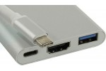 Разветвитель USB HUB Type-C (M) --> HDMI (F) + USB3.0 (F) + Type-C (F)