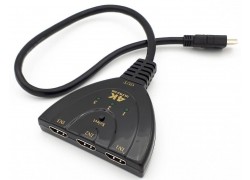 Переключатель 3 HDMI (мама) - HDMI (папа) UltraHD 4K