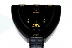 Переключатель 3 HDMI (мама) - HDMI (папа) UltraHD 4K