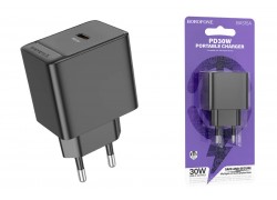 Сетевое зарядное устройство USB-C BOROFONE BAS15A Erudite PD 30W (черный)