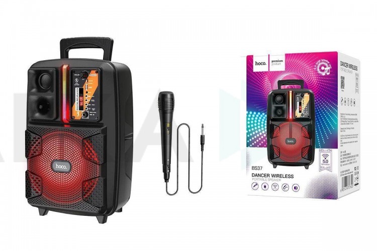 Активная напольная акустика HOCO BS37 Dancer outdoor wireless speaker (черный)