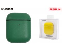 Чехол для наушников K-DOO LUXCRAFT+ AirPods 1/2 (Green)
