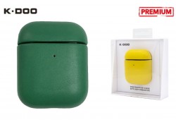 Чехол для наушников K-DOO LUXCRAFT+ AirPods 1/2 (Green)