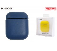 Чехол для наушников K-DOO LUXCRAFT+ AirPods 1/2 (Dark Blue)