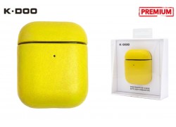 Чехол для наушников K-DOO LUXCRAFT+ AirPods 1/2 (Yellow)