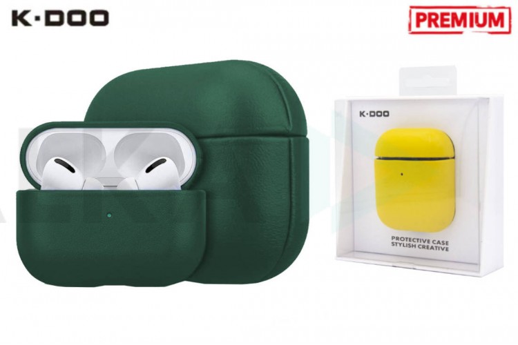 Чехол для наушников K-DOO LUXCRAFT+ AirPods PRO (Green)