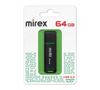 Флешка USB 3.0 Mirex 64 ГБ Mirex SPACER BLACK 64GB (ecopack)