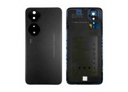 Задняя крышка для Huawei Honor 90 Smart (CLK-NX1/ CLK-NX3) + стекло камеры (черный) HQ