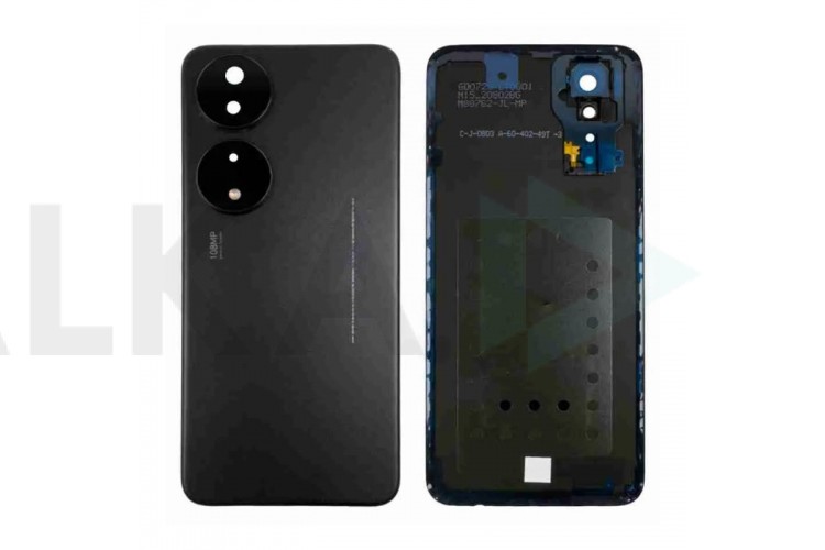 Задняя крышка для Huawei Honor 90 Smart (CLK-NX1/ CLK-NX3) + стекло камеры (черный) HQ