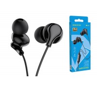Наушники вакуумные проводные BOROFONE BM59 Collar universal earphones with microphone (черный)