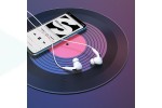 Наушники вакуумные проводные BOROFONE BM30 Pro штекер Lightning (белый)