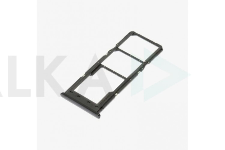 Держатель SIM для Samsung A235F Galaxy A23 (черный)