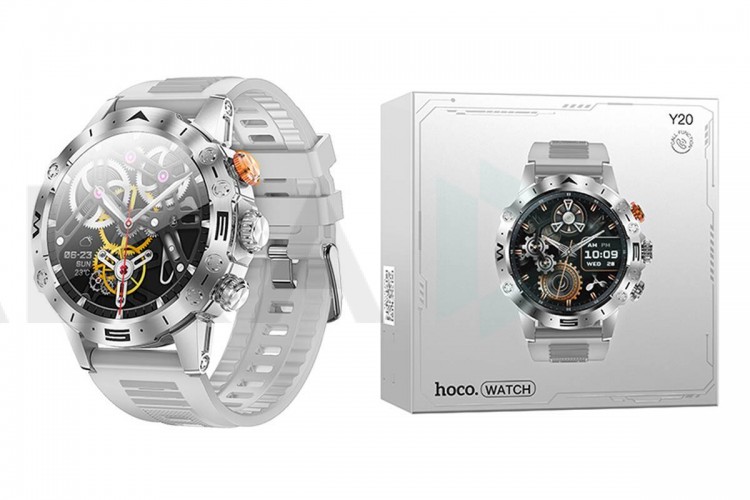 Смарт часы HOCO Y20 Smart sports watch (серебристый)