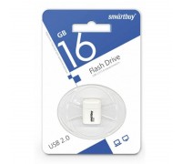 Флешка USB 2.0 Smartbuy 16GB LARA White (SB16GBLARA-W)