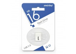 Флешка USB 2.0 Smartbuy 16GB LARA White (SB16GBLARA-W)